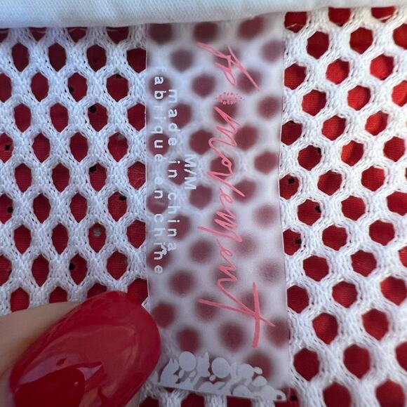 🆕Free People Movement Patriotic Race To The Top One Piece Romper SZ M NWOT - Picture 4 of 11